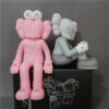 KAWS Take Grey x Pink Figure