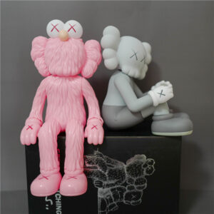 KAWS Take Grey x Pink Figure