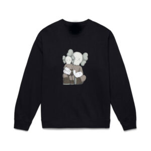 Kaws ONE Uniqlo Black Sweatshirt